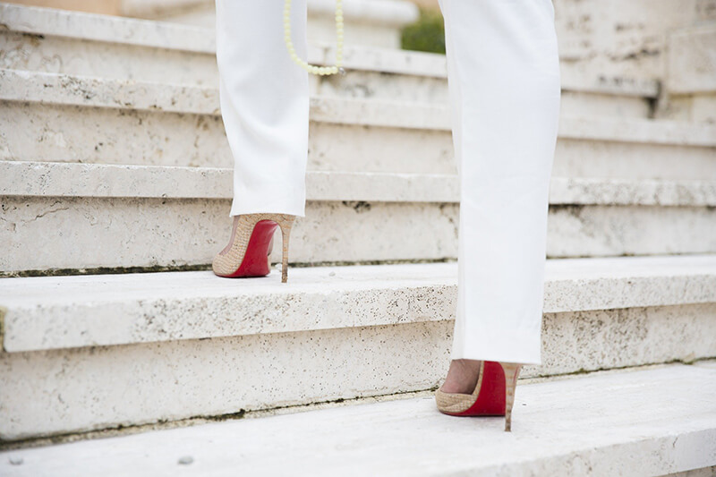 Give a girl the right shoes and she can conquer the World!