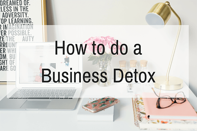 How to do a business detox